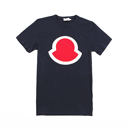 [Moncler] 몽클레어 고스트엠블램 로고 라운드 티셔츠 80049-82755